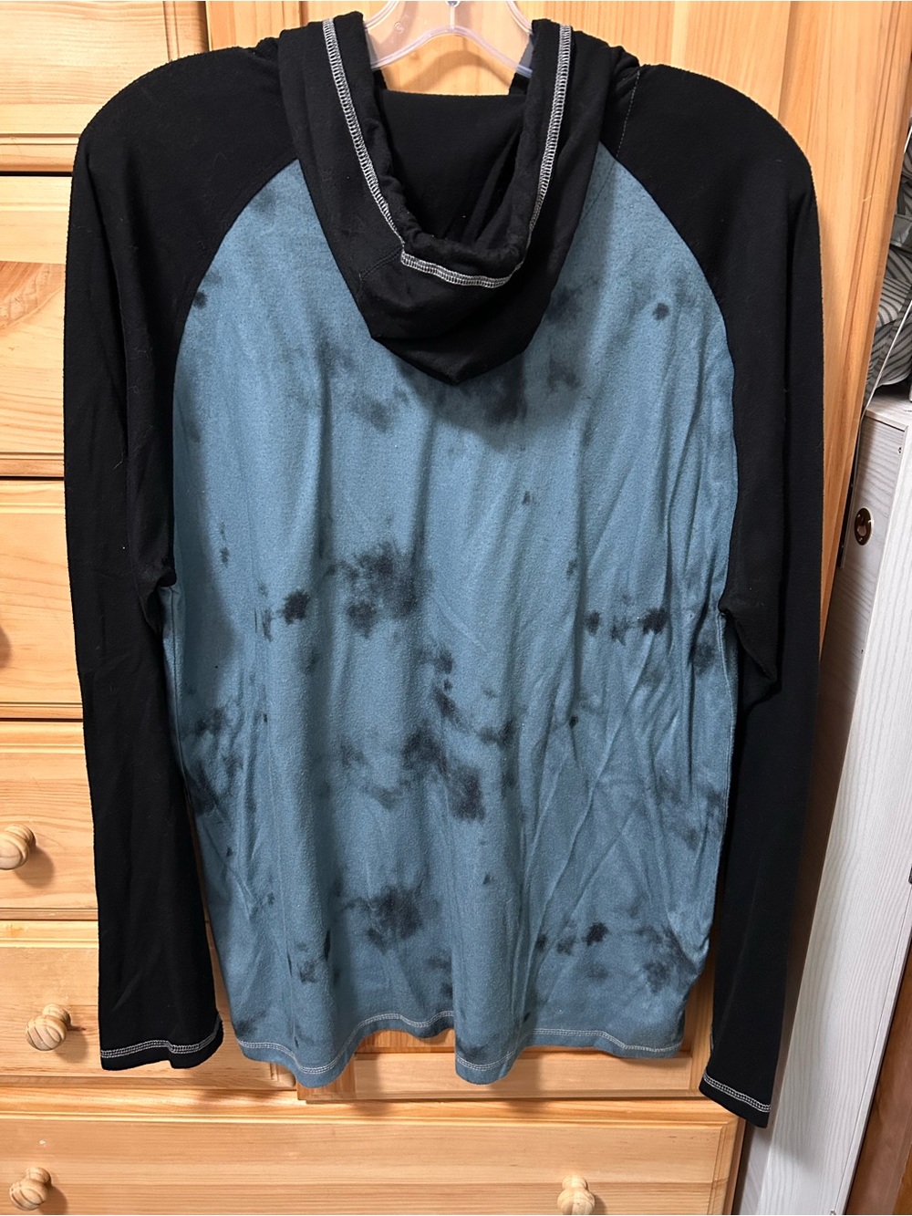 VTG Burnside Skatewear | L | Cloud Dye | Y2K Hoodie | Raglan - Picture 3 of 6